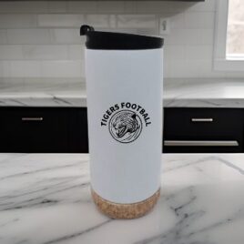 Tiger- Bulk Custom Printed 18oz Copper Tumbler with Cork Silicone Bottom
