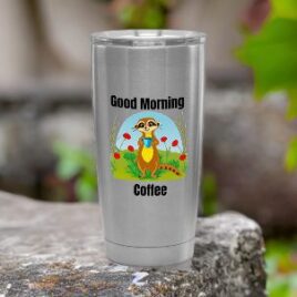 Meerkat- Custom Bulk 20oz Double Wall Vacuum Copper Insulated Stainless Steel with Full Color Print