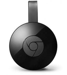 Der Google Chromecast, ein Streaming-Dongle