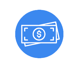 Financial data icon representing analytics and insights for Quantilia.