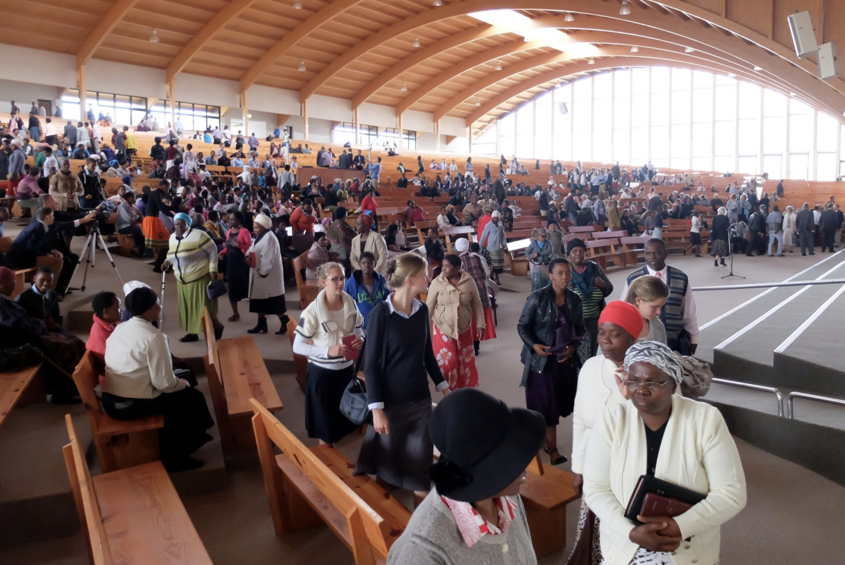 The Kwasizabantu auditorium in Zululand