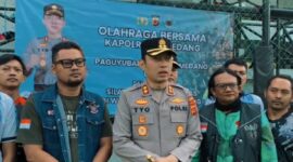 Jaga Kamtibmas Polres Sumedang dan Paguyuban Online Bersinergi dalam Kegiatan Olahraga Bersama