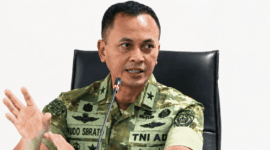 Kepala Biro Informasi Pertahanan Sekretariat Jenderal Kemhan, Brigjen TNI Rico Ricardo Sirait. 