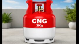 Caption Foto:  Ilustrasi tabung CNG Merah Putih 3 kilogram yang tengah disiapkan Kementerian ESDM sebagai alternatif pengganti LPG 3 kg bersubsidi. Program ini ditargetkan memanfaatkan gas bumi domestik, mengurangi impor LPG, serta menekan beban subsidi energi dengan harga yang direncanakan tetap setara LPG 3 kg.