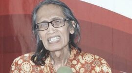 Guru Besar Fakultas Ilmu Pengetahuan Budaya (FIB) Universitas Indonesia, Prof. Anhar Gonggong. 