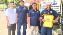 Ketua Panitia Pilkades Tambakan, Dedi Kurniadi, S.Pd., mengatakan verifikasi dilakukan dengan mendatangi sejumlah lembaga pendidikan tempat para bakal calon menempuh pendidikan. Poto. Dok Deltanusantara.com.