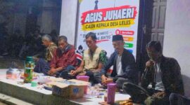 Agus Juhaeri mengusung slogan berbahasa Sunda, “Teu Seueur Nyarios, Anu Penting Buktos”, yang berarti tidak banyak bicara, yang terpenting adalah bukti nyata.