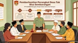 Kepala desa tidak memiliki kewenangan untuk memberhentikan perangkat desa secara sepihak tanpa alasan dan prosedur yang jelas. Poto. Ilustrasi. 