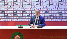 ALT= Fouzi Lekjaa, président de la FRMF.