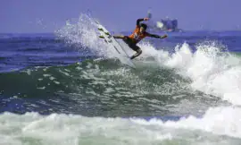 alt= Odriozola et Salgado remporten Junior Pro Taghazout