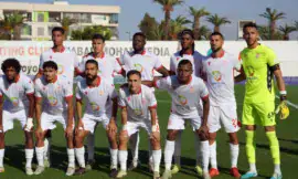 alt= Hassania Agadir ramène un succès de Rabat.