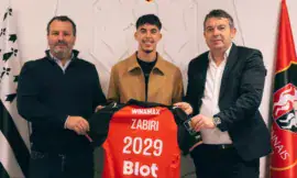 alt= Yassir Zabiri au Stade Rennais