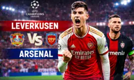 Alt= Kai Havertz a marqué le but de l'égalisation d'Arsenal face à Leverkusen.