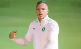 ALT= Mohamed Ouahbi est nommé nouvel entraîneur des Lions de l'Atlas. Il succède à Walid Regragui.