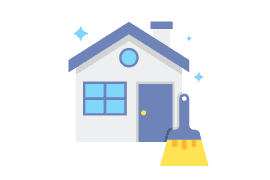 icon clean house