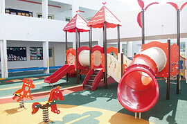 【幼稚園】屋外防犯カメラシステム