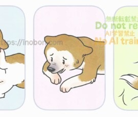 耳や足を痒がっている様子の犬