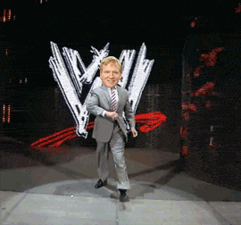 Roger Goodell as Vince McMahon GIF