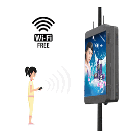 Street Light Pole LED Display