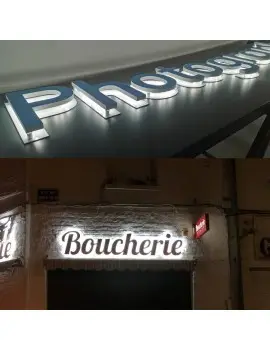 Lettres en PVC rétro-éclairées – Image 2