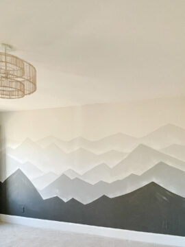mountain mural tutorial