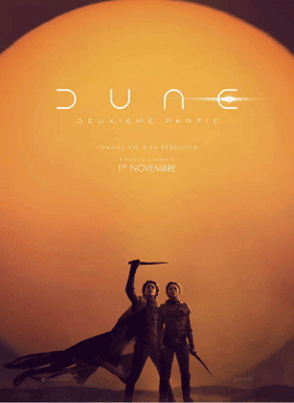 Poster dune, anciens élèves d'Objectif 3D au générique du film, école design graphique Montpellier & Angoulême.