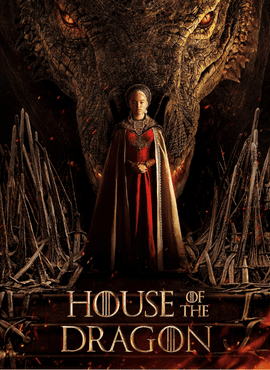 Poster House of the Dragon, anciens élèves d'Objectif 3D au générique de la série HBO, école design graphique Montpellier.