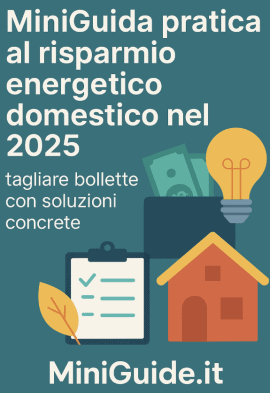 MiniGuida Risparmio Energetico Domestico 2025: tagliare bollette in modo intelligente