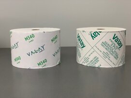 two rolls of M340 Valay Bath Tissue