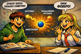 Δάσκαλε, πόση δύναμη ασκούν τα φωτόνια στα ηλεκτρόνια;