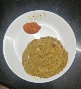 Pesarattu and chutney