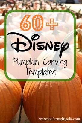 Over 60 Disney Pumpkin Carving Templates to create your pumpkin masterpiece this Halloween.