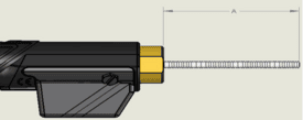 Autolength on guns with wire brake