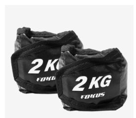 Par Caneleira 2kg Tornozeleira De Peso Fitness