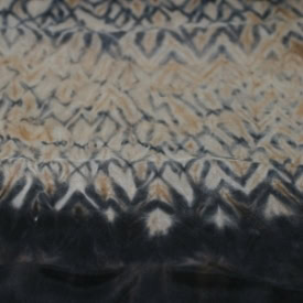 Mokume Shibori mit Entfärben