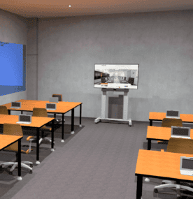 3D Visualisierung Rollständer