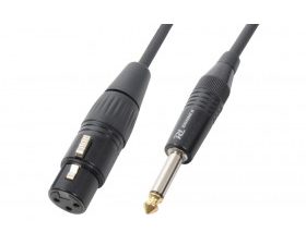 POWER DINAMICS Cable XLR Female-6.3 Mono 12.0m 176.458