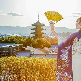清水寺　着物レンタル　振袖