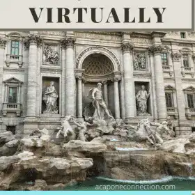 Trevi Fountain, How to Travel Virtually: From your Home to Rome