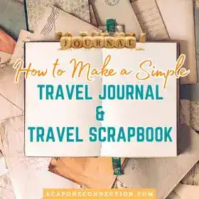 How to Make a Simple Travel Journal and Travel Scrapbook