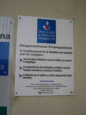la douane de retour entre la France et l’Espagne