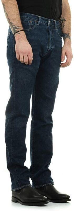 Levis Herren Jeans Modern Straight Leg 501 blau