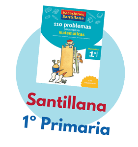 LOGO - VACACIONES SANTILLANA - 1 PRIMARIA - 110 PROBLEMAS PARA REPASAR