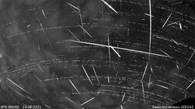 243 meteoros registrados pela estação RMS BR000J em Pardinho, SP - Créditos: William Schauff / GMN / BRAMON