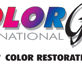 logo for color glo restoration and repair franchise company