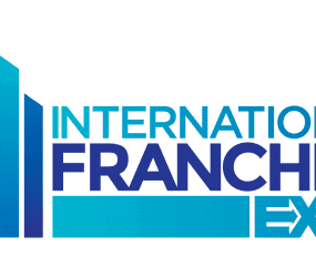 logo for the 2024 international franchise expo
