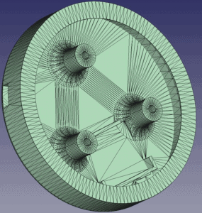 Lamp Project:  FreeCad Lamp Base Example