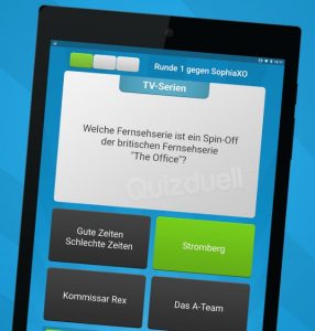 Quizduell gibt's ja auch als Fernsehshow