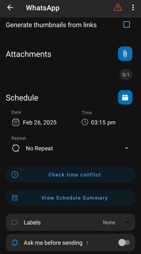 start adding the recipient name