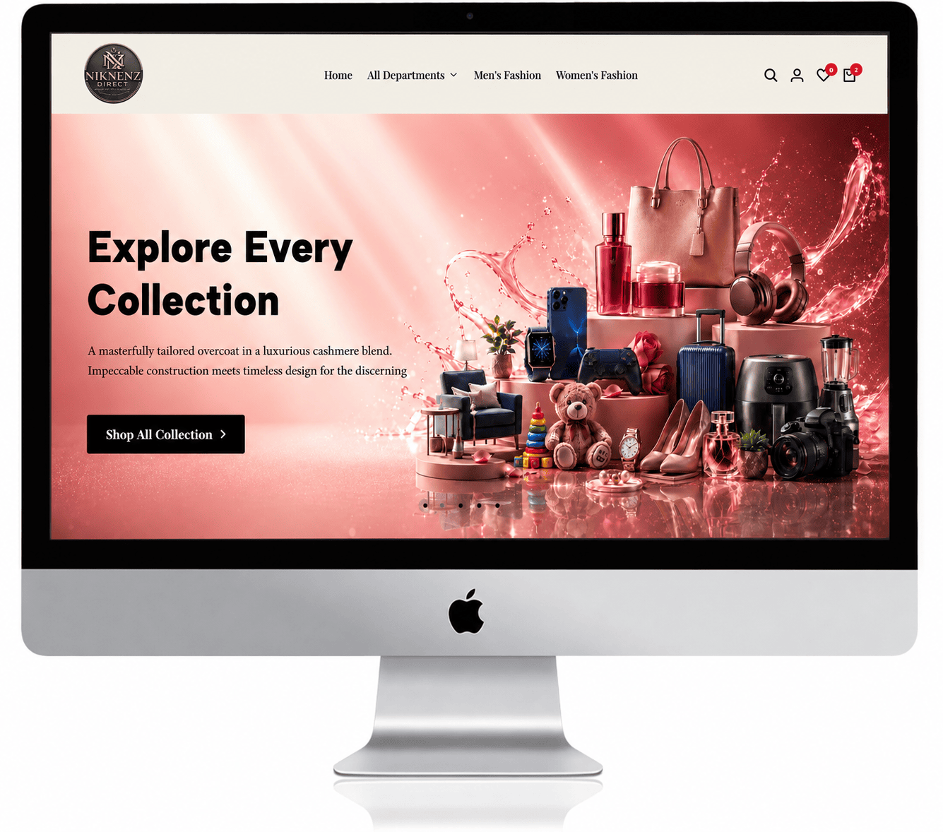 Niknenz Direct - Professional online store design and development by RS WebLabs